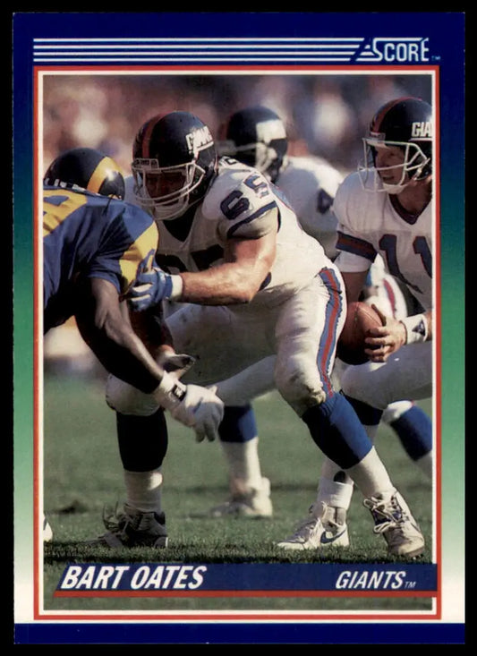 1990 Score Bart Oates 59 New York Giants NM - Football Card Single