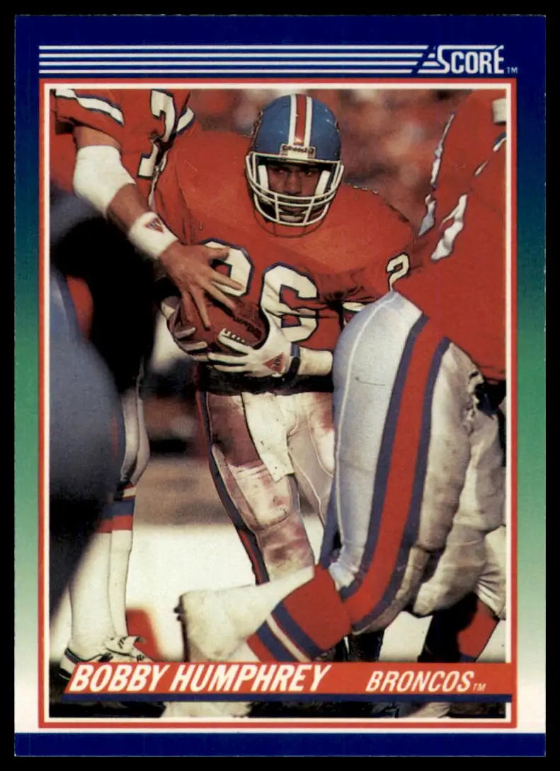 1990 Score Bobby Humphrey 85 Denver Broncos NM - Football Card Single