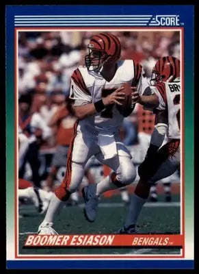 1990 Score Boomer Esiason 40 Cincinnati Bengals NM - Football Card Single