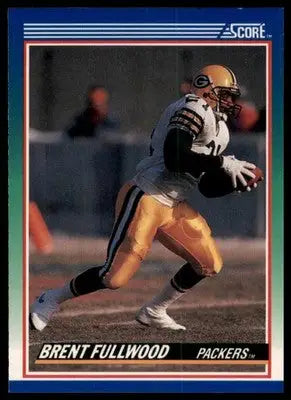 1990 Score Brent Fullwood 6 Green Bay Packers NM