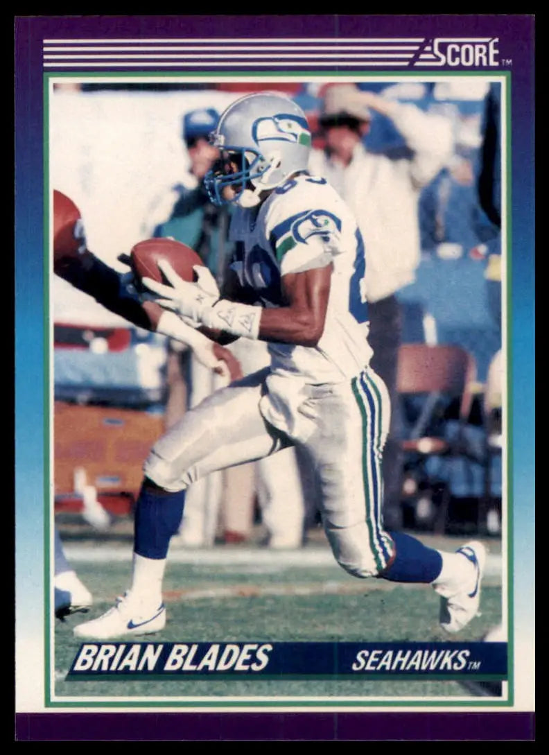 1990 Score Brian Blades 139 Seattle Seahawks NM - Football Card Single