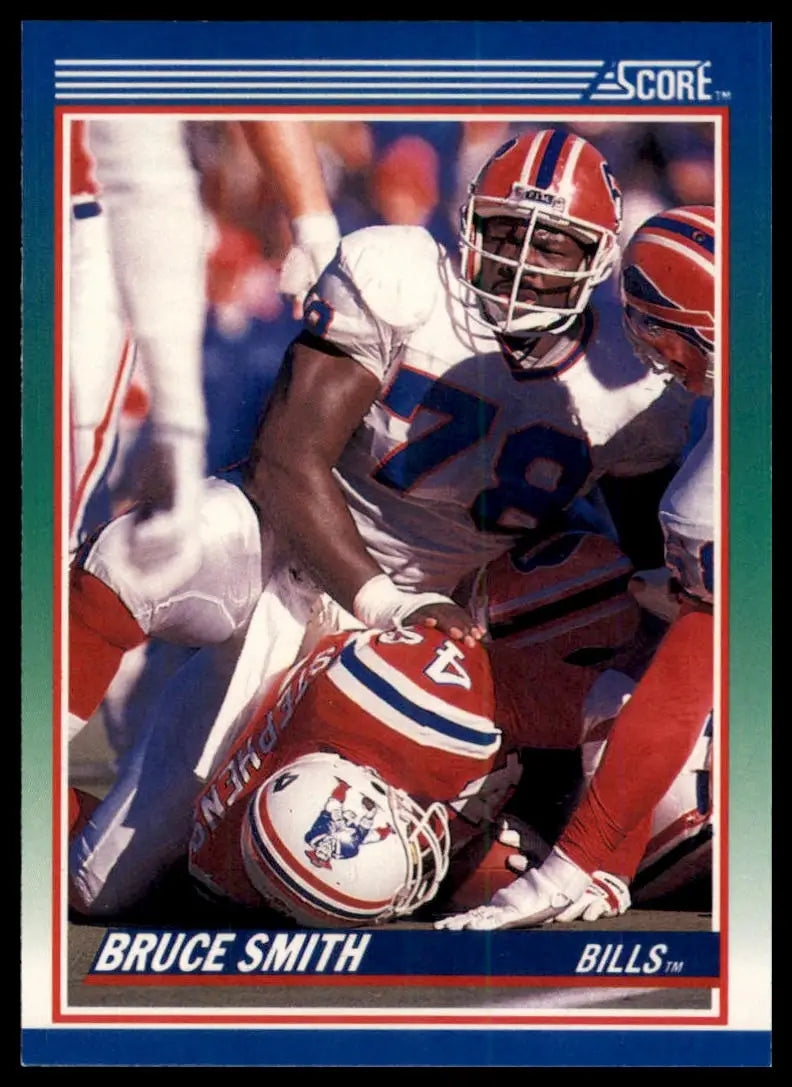 1990 Score Bruce Smith 16 Buffalo Bills NM - Football Card Single