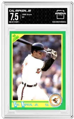 1990 Score Cal Ripken Jr. #2 Baseball AC 7.5 - Baseball Card Single