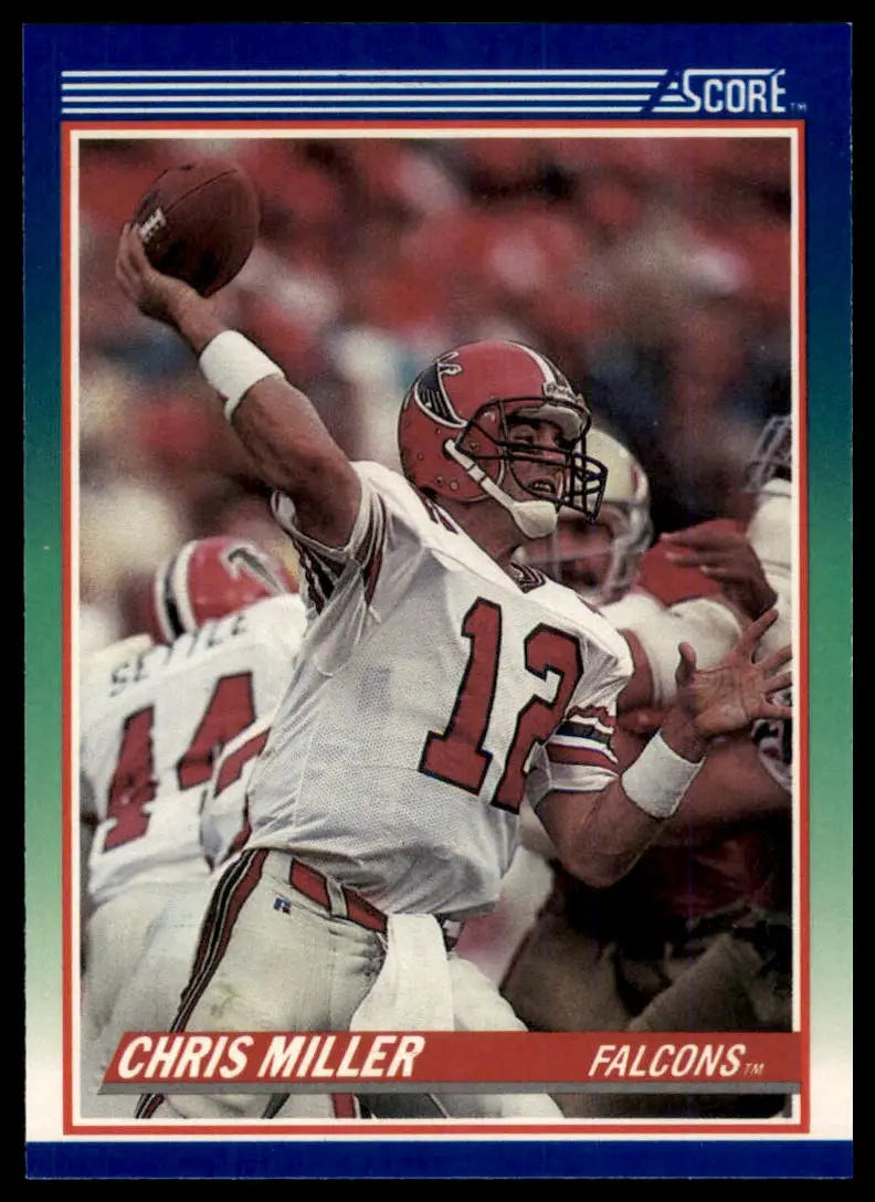 1990 Score Chris Miller 70 Atlanta Falcons NM - Football Card Single