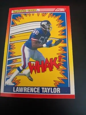 1990 Score - Crunch Crew Lawrence Taylor #552. NY Giants. NRMT+