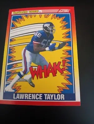 1990 Score - Crunch Crew Lawrence Taylor #552. NY Giants. NRMT+
