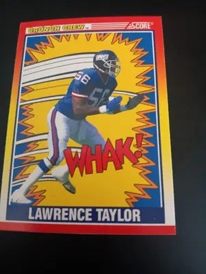 1990 Score - Crunch Crew Lawrence Taylor #552. NY Giants. NRMT+