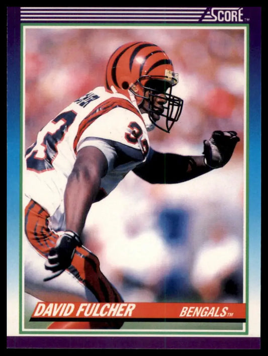1990 Score David Fulcher 183 Cincinnati Bengals NM - Football Card Single