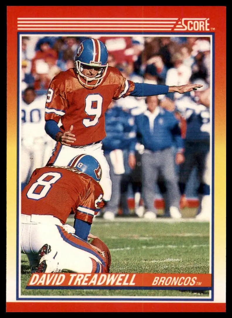 1990 Score David Treadwell 234 Denver Broncos NM - Football Card Single
