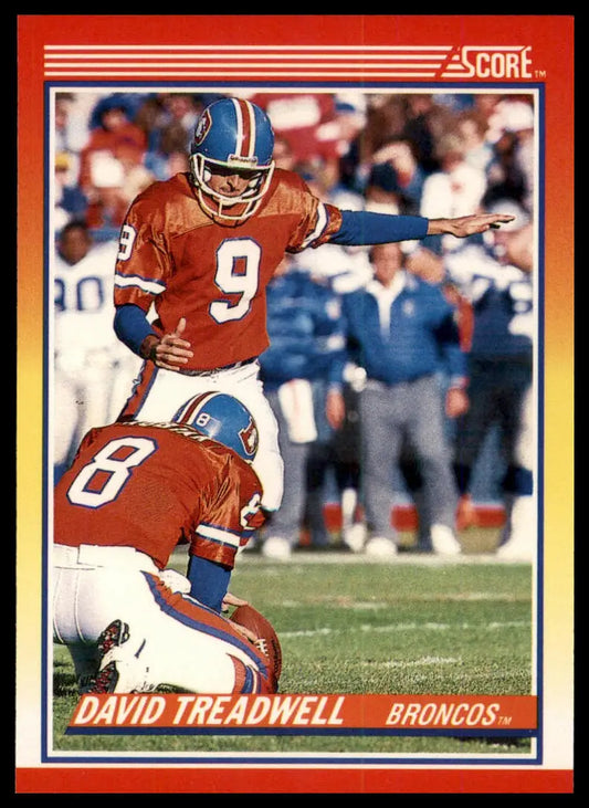 1990 Score David Treadwell 234 Denver Broncos NM - Football Card Single