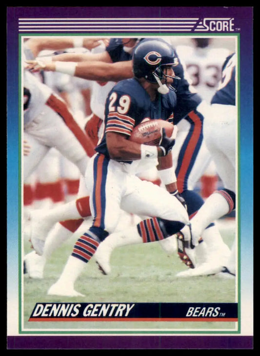 1990 Score Dennis Gentry 162 Chicago Bears NM - Football Card Single