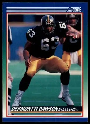 1990 Score Dermontti Dawson 41 Pittsburgh Steelers NM - Football Card Single