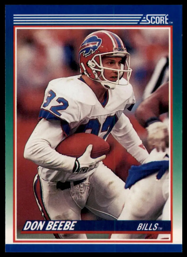 1990 Score Don Beebe 46 Buffalo Bills NM - Football Card Single