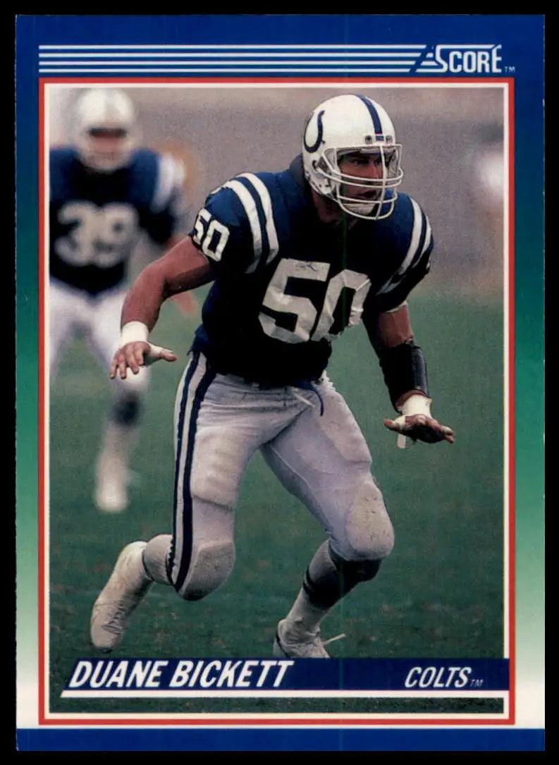 1990 Score Duane Bickett 23 Indianapolis Colts NM - Football Card Single