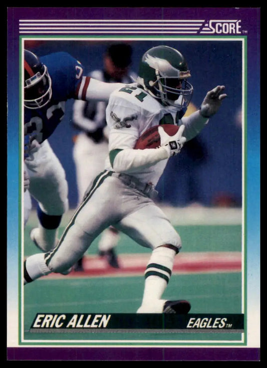 1990 Score Eric Allen 121 Philadelphia Eagles NM - Football Card Single
