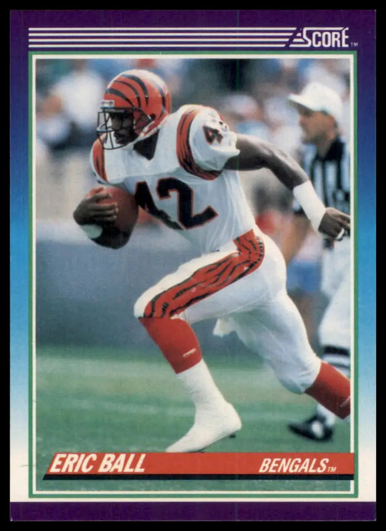 1990 Score Eric Ball 124 Cincinnati Bengals NM - Football Card Single