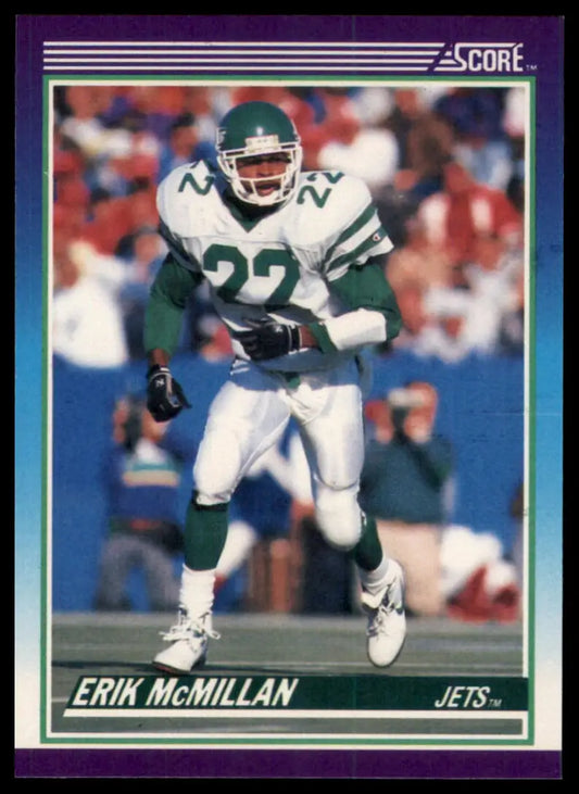 1990 Score Erik McMillan 117 New York Jets NM - Football Card Single
