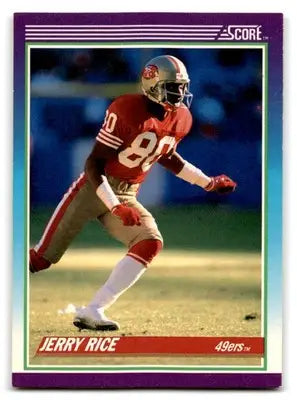 1990 Score Football Jerry Rice #200 San Francisco 49ers - Football Card Single