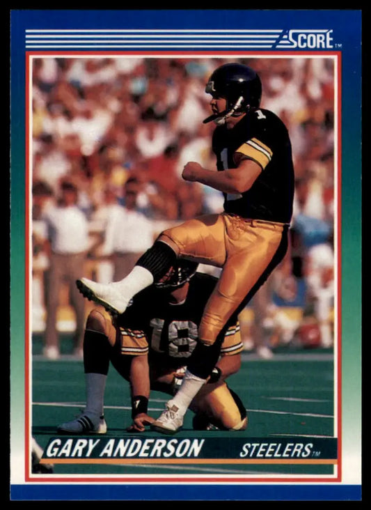 1990 Score Gary Anderson 53 Pittsburgh Steelers NM - Football Card Single