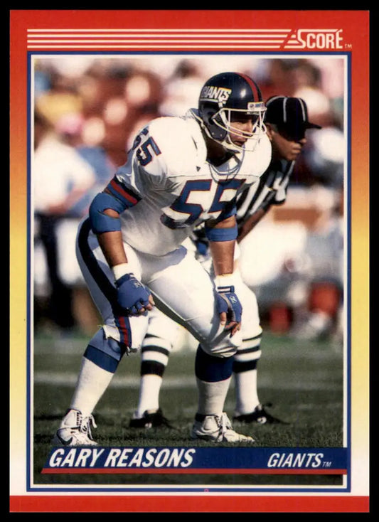 1990 Score Gary Reasons 236 New York Giants NM - Football Card Single