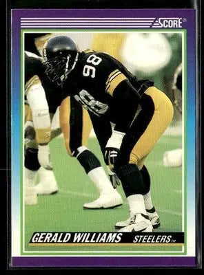 1990 Score Gerald Williams #517 RC Pittsburgh Steelers - Football Card Single