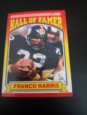 1990 Score - Hall of Famer Franco Harris #595. Pittsburgh Steelers. NRMT+
