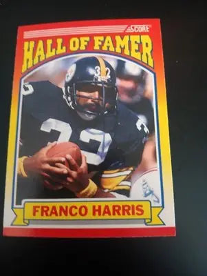 1990 Score - Hall of Famer Franco Harris #595. Pittsburgh Steelers. NRMT+