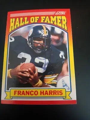 1990 Score - Hall of Famer Franco Harris #595. Pittsburgh Steelers. NRMT+