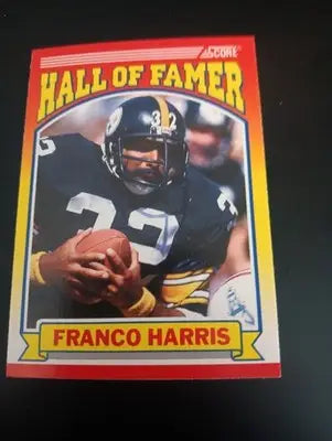 1990 Score - Hall of Famer Franco Harris #595. Pittsburgh Steelers. NRMT+