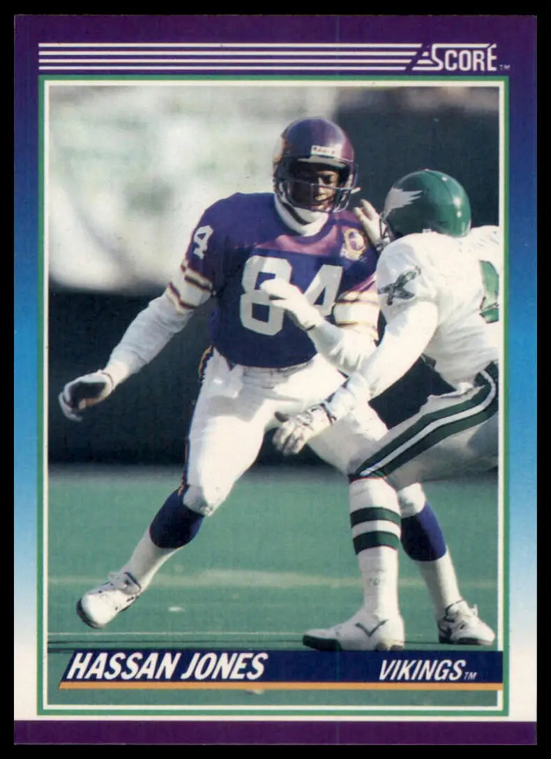 1990 Score Hassan Jones 120 Minnesota Vikings NM - Football Card Single