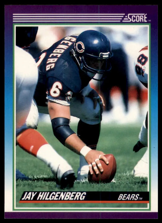 1990 Score Jay Hilgenberg 171 Chicago Bears NM - Football Card Single
