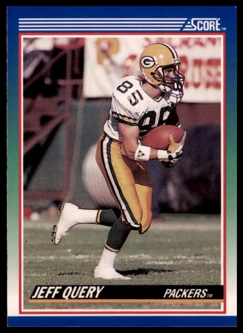 1990 Score Jeff Query #26 Rookie Green Bay Packers Football Card NFL Sports - Football Card Single