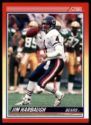 1990 Score Jim Harbaugh RC 232 Chicago Bears