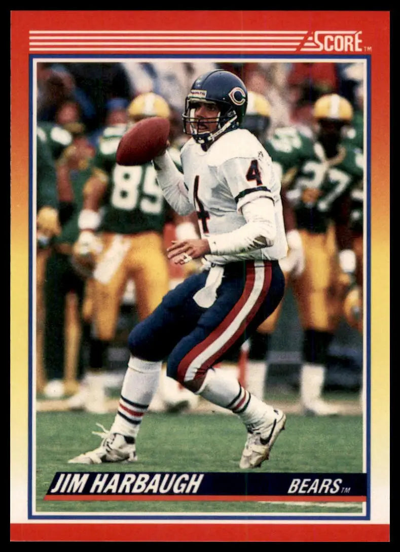 1990 Score Jim Harbaugh RC 232 Chicago Bears NM - Football Card Single