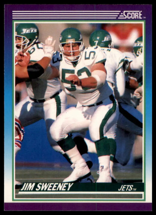 1990 Score Jim Sweeney 198 New York Jets NM - Football Card Single