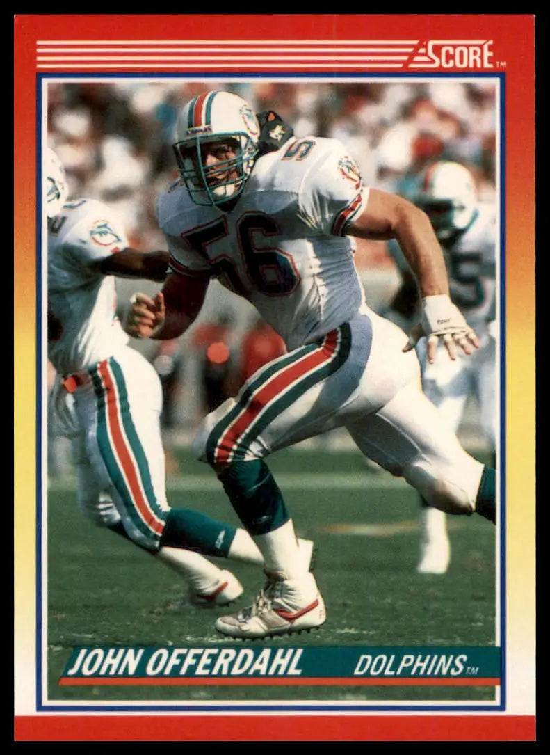 1990 Score John Offerdahl 235 Miami Dolphins NM - Football Card Single