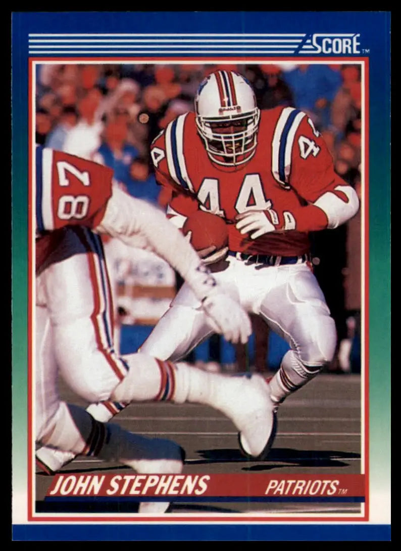 1990 Score John Stephens 11 New England Patriots NM - Football Card Single