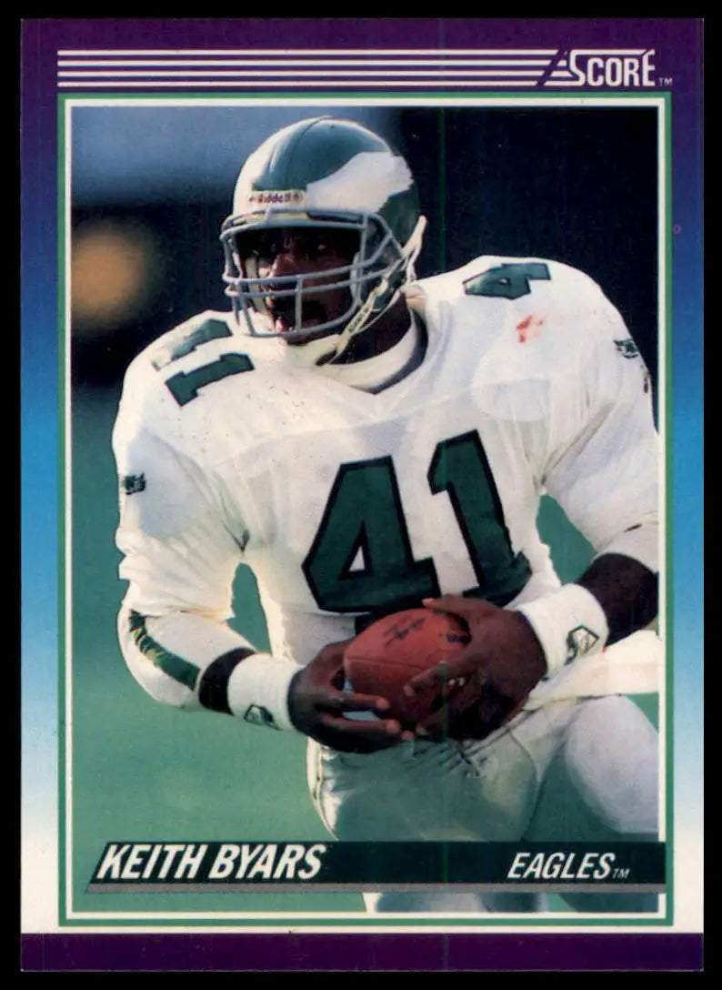 1990 Score Keith Byars 159 Philadelphia Eagles NM - Football Card Single