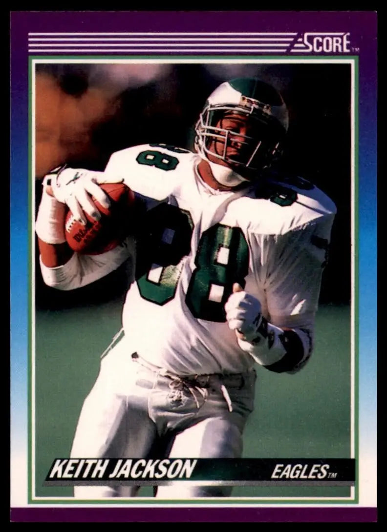 1990 Score Keith Jackson #210 Philadelphia Eagles Football Card NFL Sports - Football Card Single