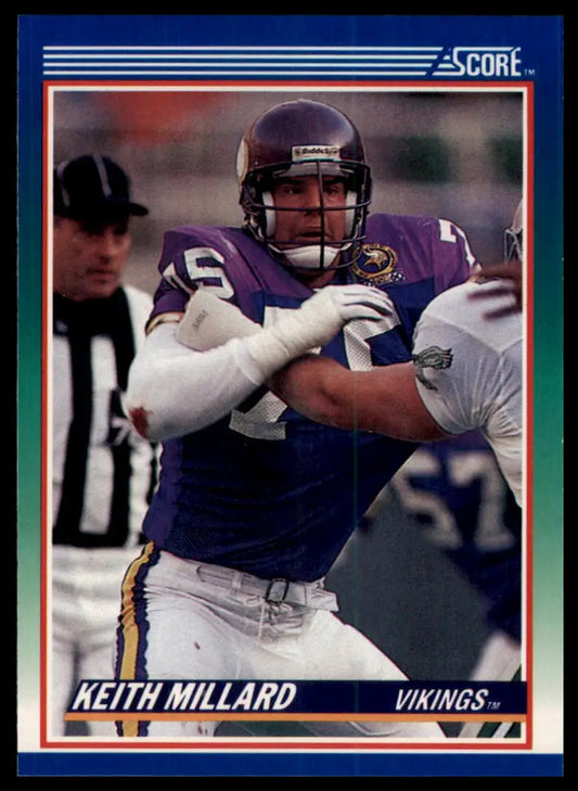 1990 Score Keith Millard 38 Minnesota Vikings NM - Football Card Single