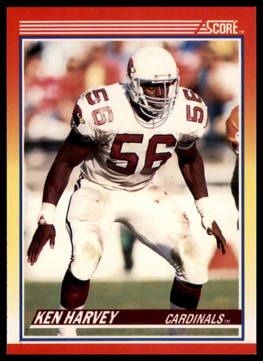 1990 Score Ken Harvey RC 247 Phoenix Cardinals NM - Football Card Single