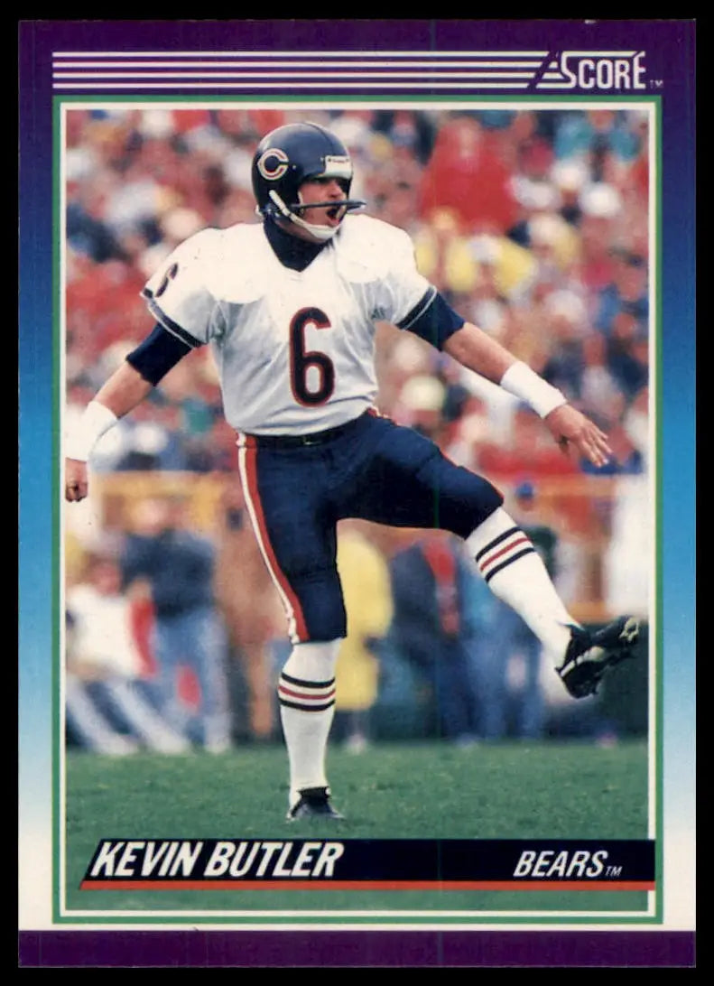 1990 Score Kevin Butler 134 Chicago Bears NM - Football Card Single