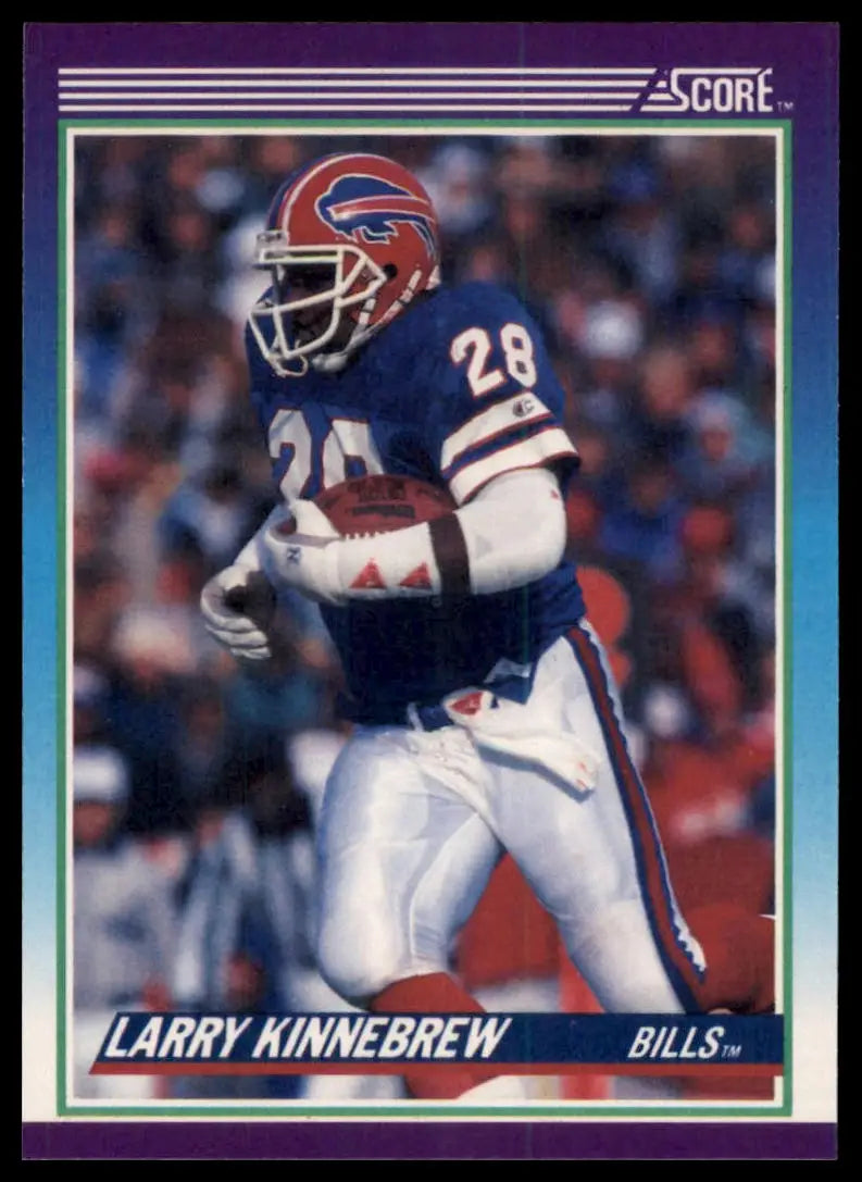1990 Score Larry Kinnebrew 128 Buffalo Bills NM - Football Card Single