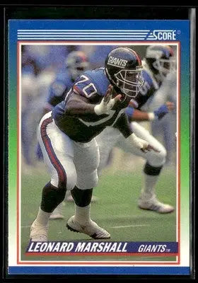 1990 Score Leonard Marshall #375 New York Giants - Football Card Single