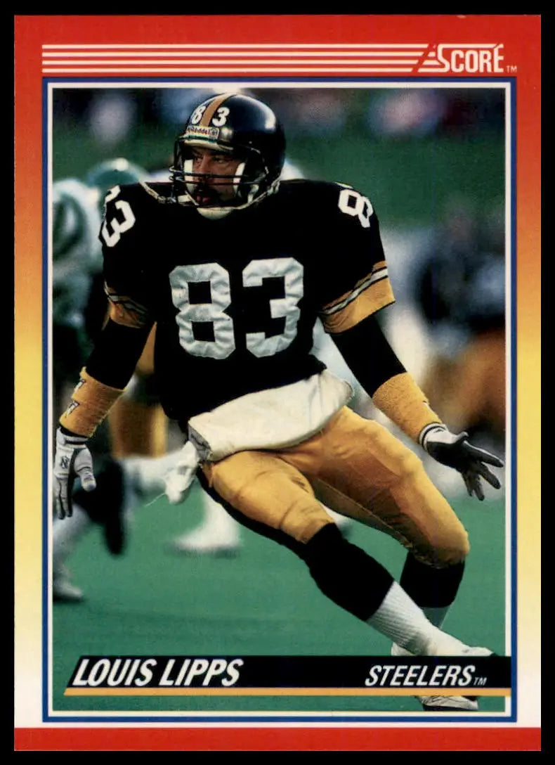 1990 Score Louis Lipps 249 Pittsburgh Steelers NM - Football Card Single