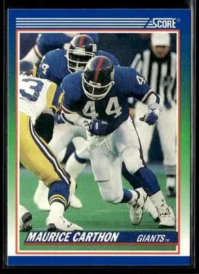 1990 Score Maurice Carthon #388 New York Giants - Football Card Single