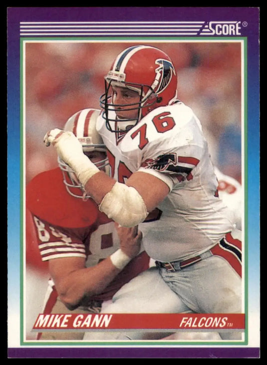1990 Score Mike Gann 481 Atlanta Falcons NM - Football Card Single