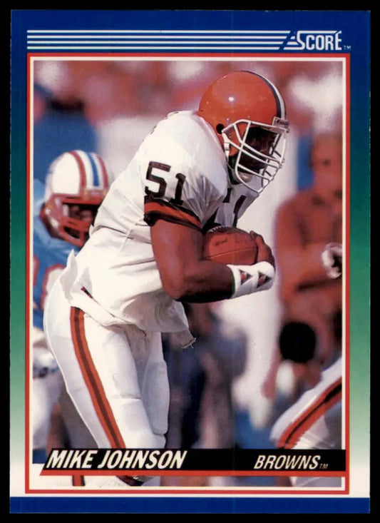 1990 Score Mike Johnson 35 Cleveland Browns NM - Football Card Single