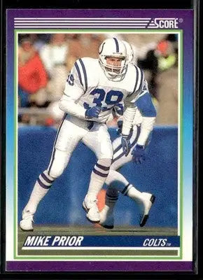 1990 Score Mike Prior #468 Indianapolis Colts - Football Card Single