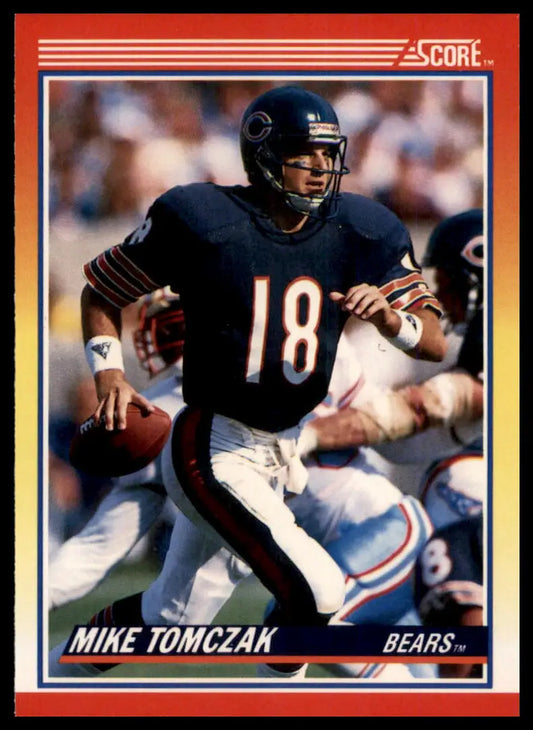 1990 Score Mike Tomczak 244 Chicago Bears NM - Football Card Single